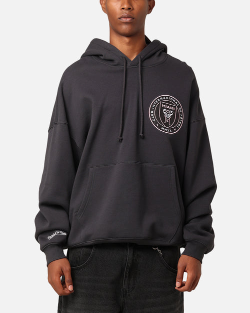 Mitchell & Ness Inter Miami CF Logo Hit Hoodie Faded Black