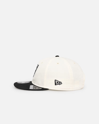 New Era Las Vegas Raiders 'Retro Crown Classic' 9FIFTY Retro Crown Strapback Chrome White/Black