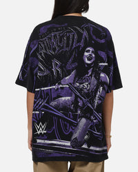73Studio X WWE Rhea Ripley All Over Print T-Shirt Black Wash