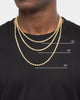 House Of Auric Rope 4mm 20" Chain 18k Gold Vermeil
