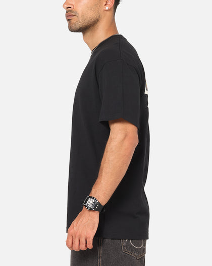 X-Large Flowers T-Shirt Black