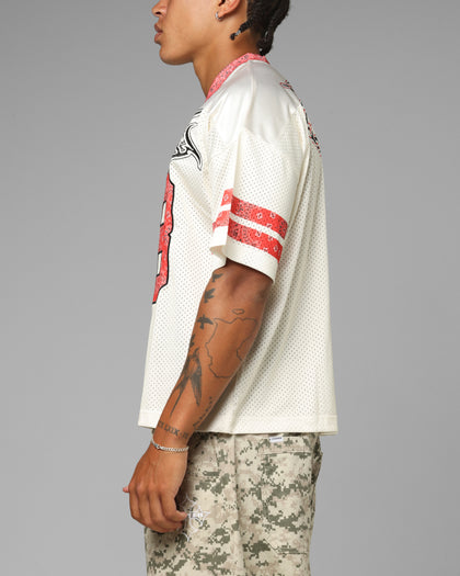 Loiter Hardcore Jersey Off White/Red