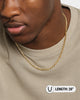 House Of Auric Rope 4mm 20" Chain 18k Gold Vermeil