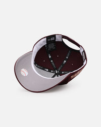New Era New York Yankees 'Penny' 9FORTY A-Frame Snapback Maroon