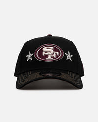 New Era San Francisco 49ers 'Ivory Stars Outlaws' 9FORTY A-Frame Snapback Black/Maroon