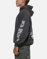 Ed Hardy Chrome Hoodie Washed Black