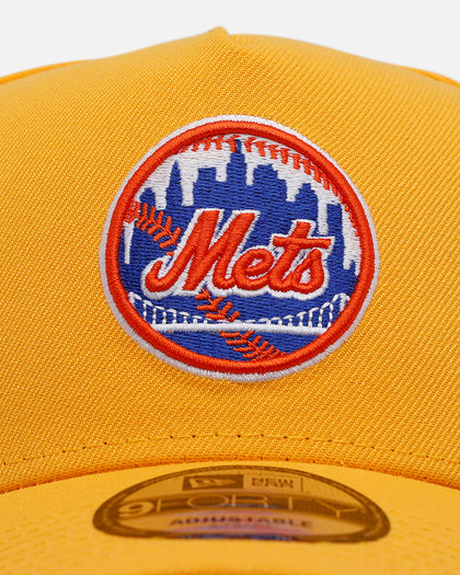 New Era New York Mets 'Sunshine' 9FORTY A-Frame Snapback Canary