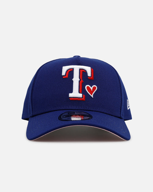 New Era Texas Rangers 'Team Color Hearts' 9FORTY A-Frame Snapback Blue