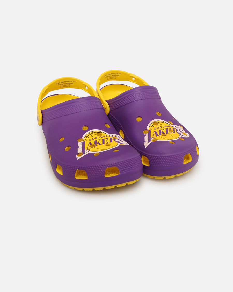 Crocs Mens Clog Purple Los Angeles Lakers NBA Classic 208650-7 Size M 8 W‎ 10 Crocs Mens Clog Purple Los Angeles Lakers NBA Classic 208650  main image 4