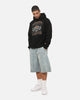 Bleacher Athletic Wests Tigers NRL Adult Club Wreath Hoodie Black