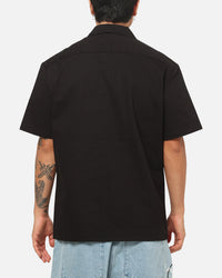 Von Dutch Oval Button Up Shirt Black