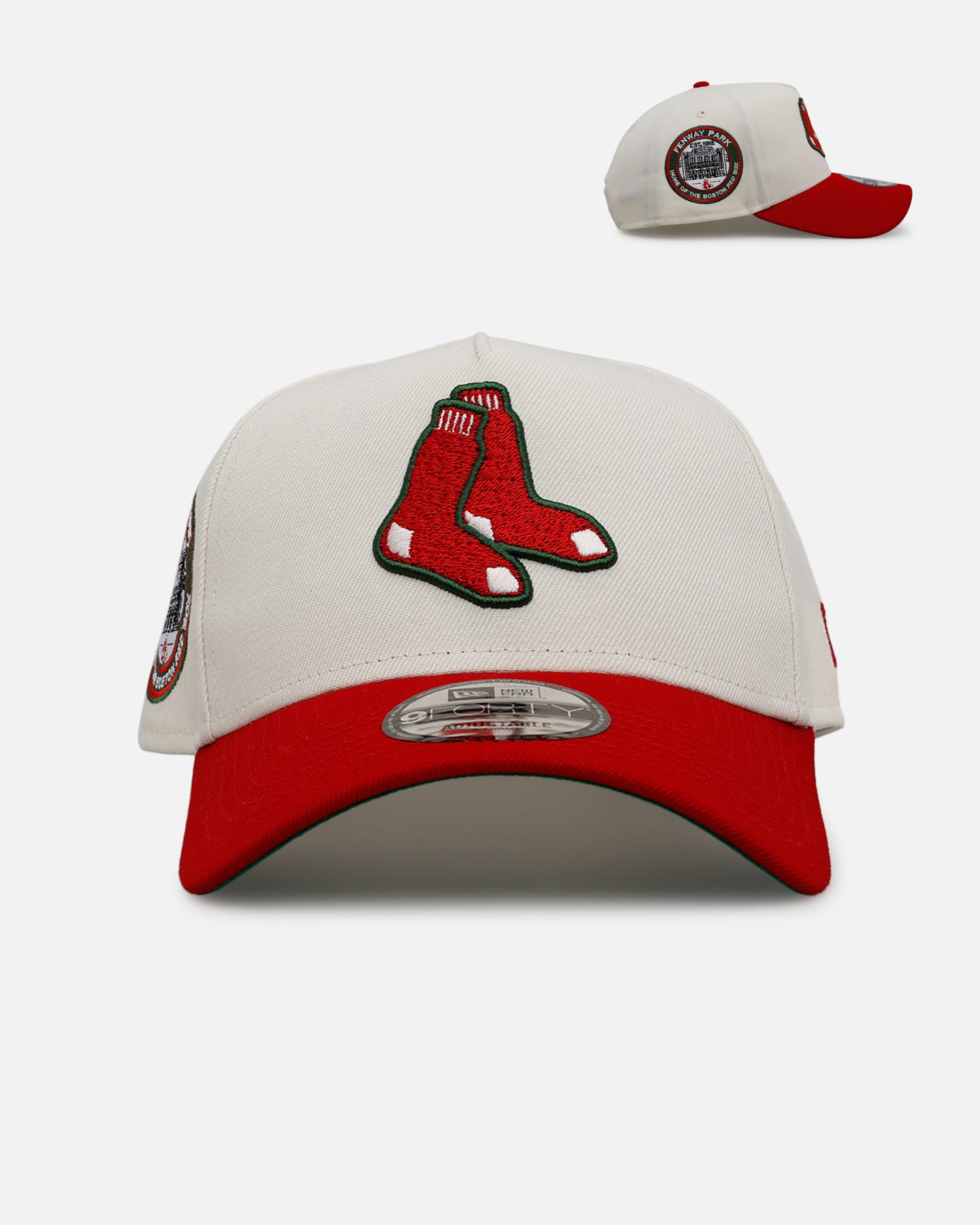 New Era Boston Red Sox 'Strawberry' 9FORTY A-Frame Snapback Chrome