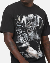 73Studio x The Elder Scrolls: The Elder Scrolls Skyrim T-Shirt Black Acidwash