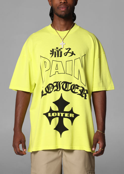 Loiter Ultimate Pain T-Shirt Cyber Green