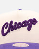 Mitchell & Ness Chicago Bulls 'Chainstitch Wordmark' Pro Pinch Snapback Purple