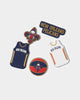 Crocs New Orleans Pelicans 5 Pack Jibbitz Charms Multi