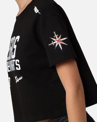 Pro Standard Women's Vegas Golden Knights Boxy Cropped T-Shirt Black