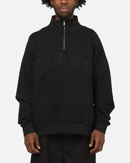 Carre Gridlock 1/4 Zip Crewneck Black