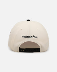 Mitchell & Ness Houston Astros 'Pink Team Logo' Pro Pinch Snapback Off White
