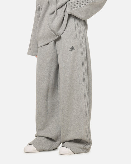 Adidas Women's Teamgeist Rhinestone Track Pants Grey Marle