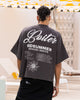 Loiter Palm Spring Box T-Shirt Charcoal