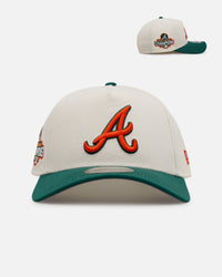 New Era Atlanta Braves 'Citrus' 9FORTY A-Frame Snapback Chrome/Green/Orange