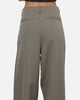 Carre Heritage Pleated Pants Sage Pinstripe