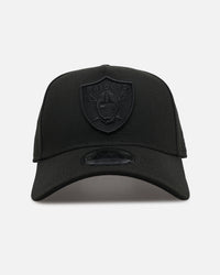 New Era Las Vegas Raiders 'Black On Black' 9FORTY A-Frame Snapback Black/Black