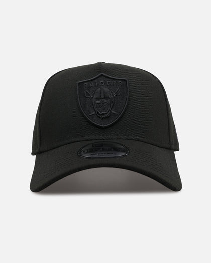 New Era Las Vegas Raiders 'Black On Black' 9FORTY A-Frame Snapback Black/Black