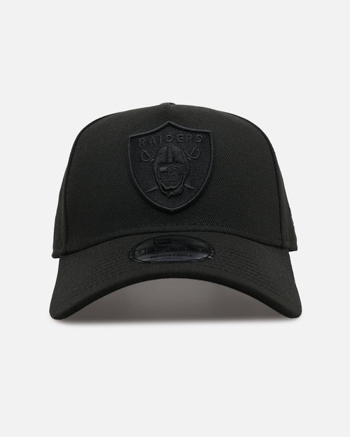 New Era Las Vegas Raiders 'Black On Black' 9FORTY A-Frame Snapback Black/Black