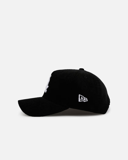 New Era Chicago White Sox 'Black Cord' 9FORTY A-Frame Corduroy Snapback Black