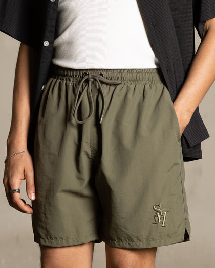 Saint Morta Cali Beach Shorts Khaki Green
