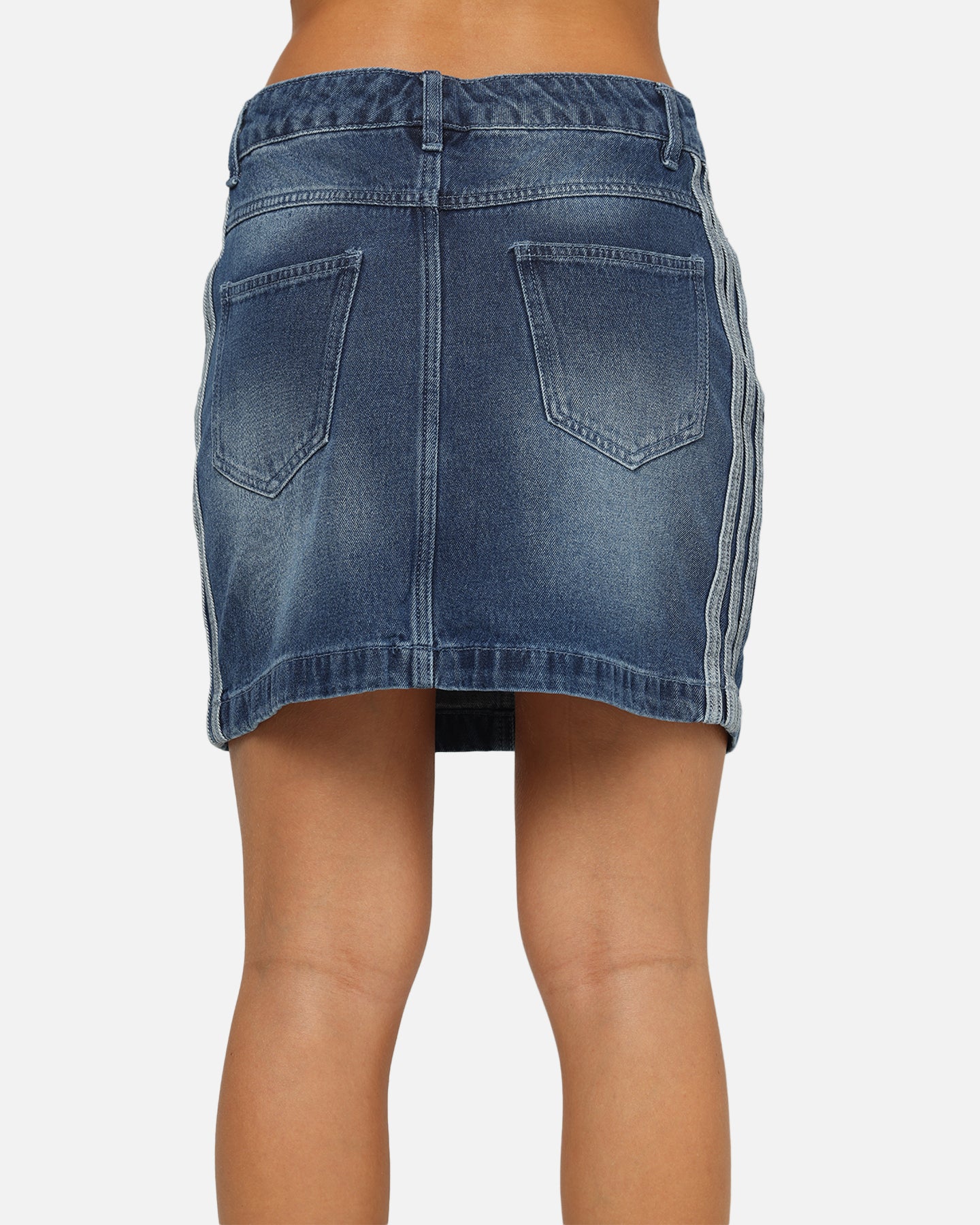 Adidas Women's Denim Mini Skirt Indigo Denim | Culture Kings US