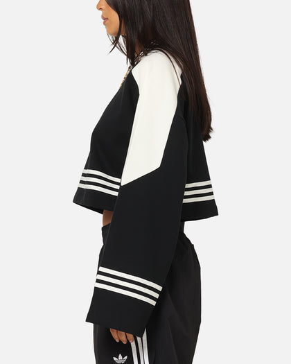 Adidas Women's Crew Sweatshirt Black/Off White