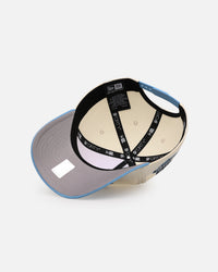 New Era Utah Mammoth 'Team Color Visor' 9FORTY A-Frame Snapback Chrome/Official Team Color