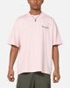 Carre Side Script Oversized T-Shirt Pink