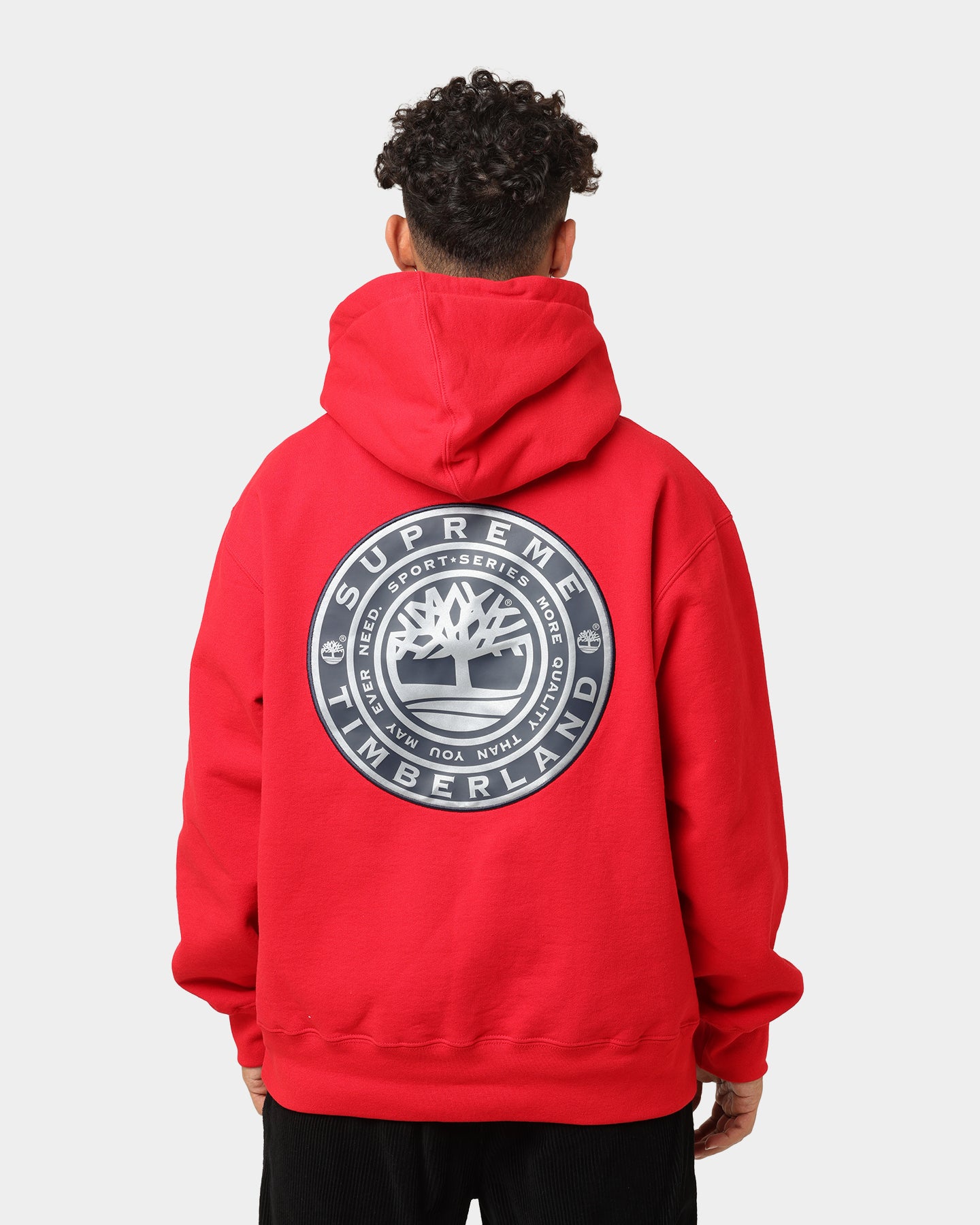 Supreme Supreme X Timberland Hooded Sweatshirt Red | Culture Kings US
