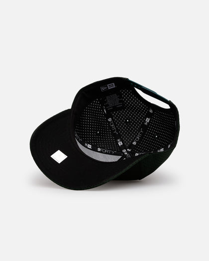 New Era Los Angeles Lakers 'Green Mesh' 9FORTY A-Frame Snapback Dark Green