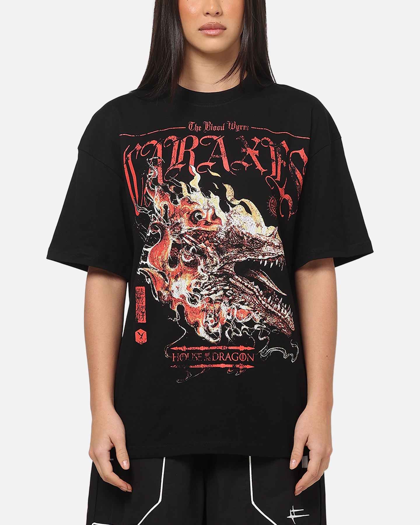  Crusaders Tシャツ レッド ブラック S 73Studio X House Of The Dragon Caraxes T-Shirt Black | Culture