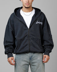 Loiter Inferno Hoodie Washed Black