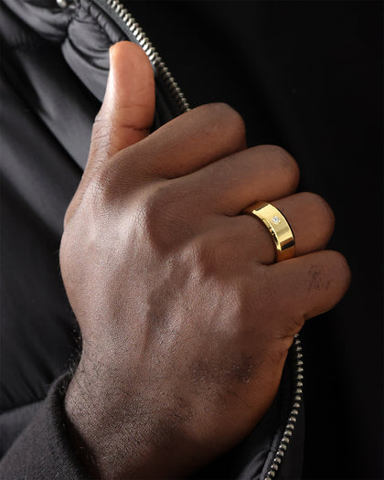 NXS Iced Definitive Ring Iced Gold