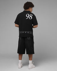 Loiter United Polo T-Shirt Black