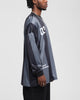 Carre Academy Oversized Long Sleeve T-Shirt Black/Grey