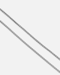 Saint Morta 2MM Palm Chain White Gold