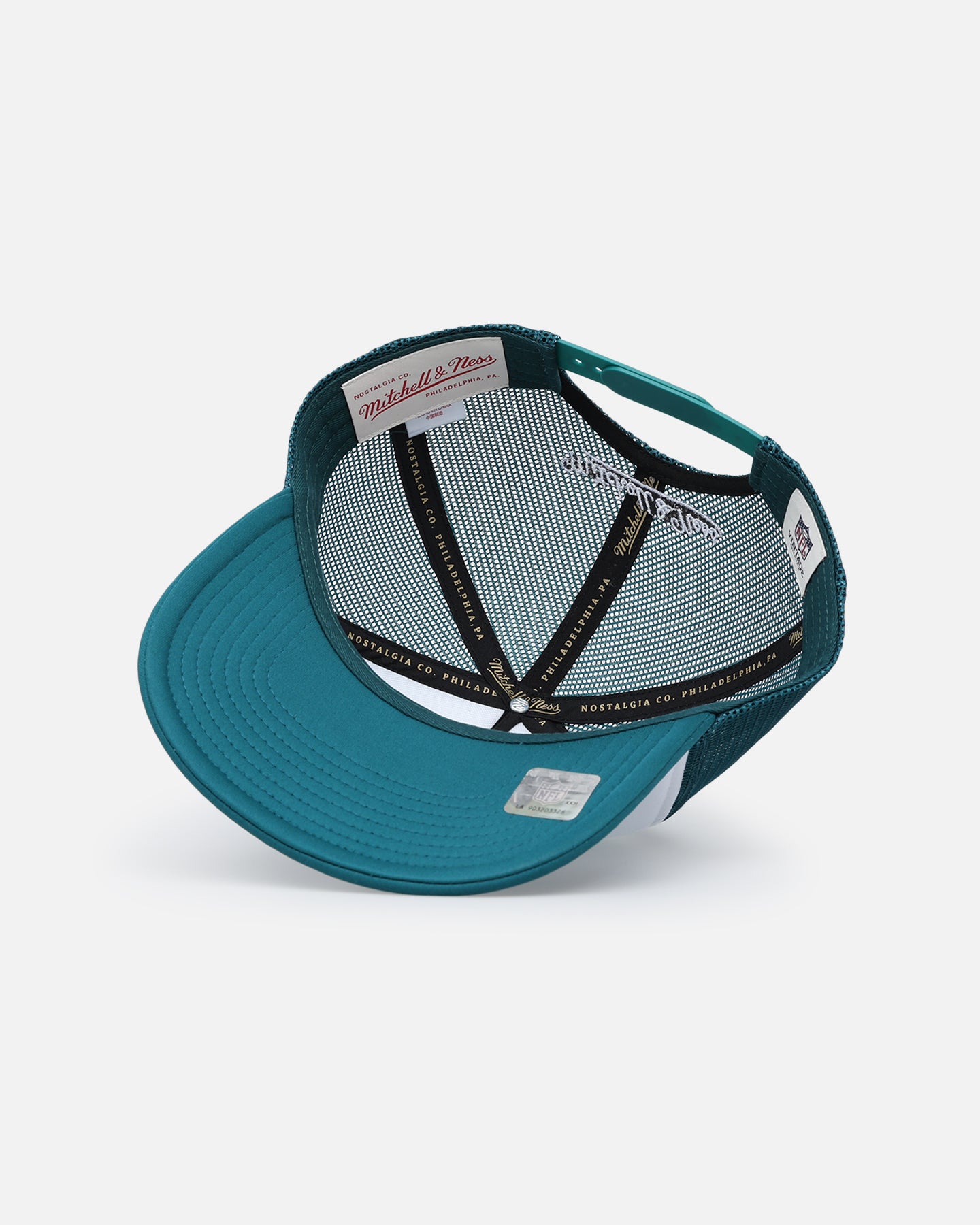 Mitchell & Ness Miami Dolphins Team Foam Trucker Snapback Teal