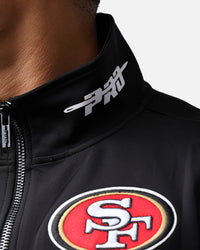 Pro Standard San Francisco 49ers Fast Lane Track Jacket Black/Red