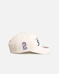 Mitchell & Ness Oklahoma City Thunder Shai Gilgeous-Alexander 'Classic' Script Pro Pinch Snapback White