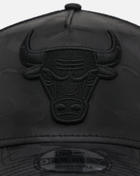 New Era Chicago Bulls 'Camo' 9FORTY A-Frame Trucker Snapback Black
