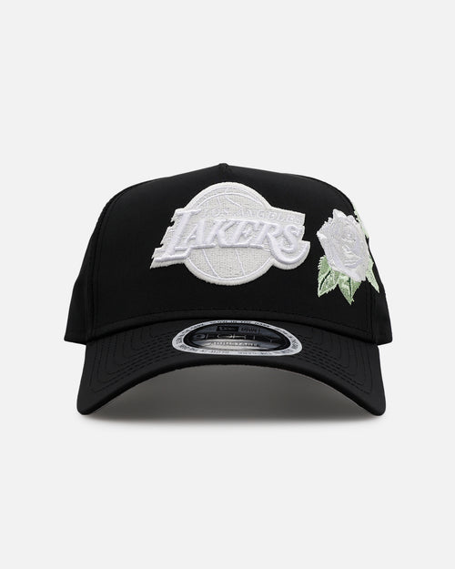 New Era Los Angeles Lakers 'Glow Rose' 9FORTY A-Frame Snapback Black