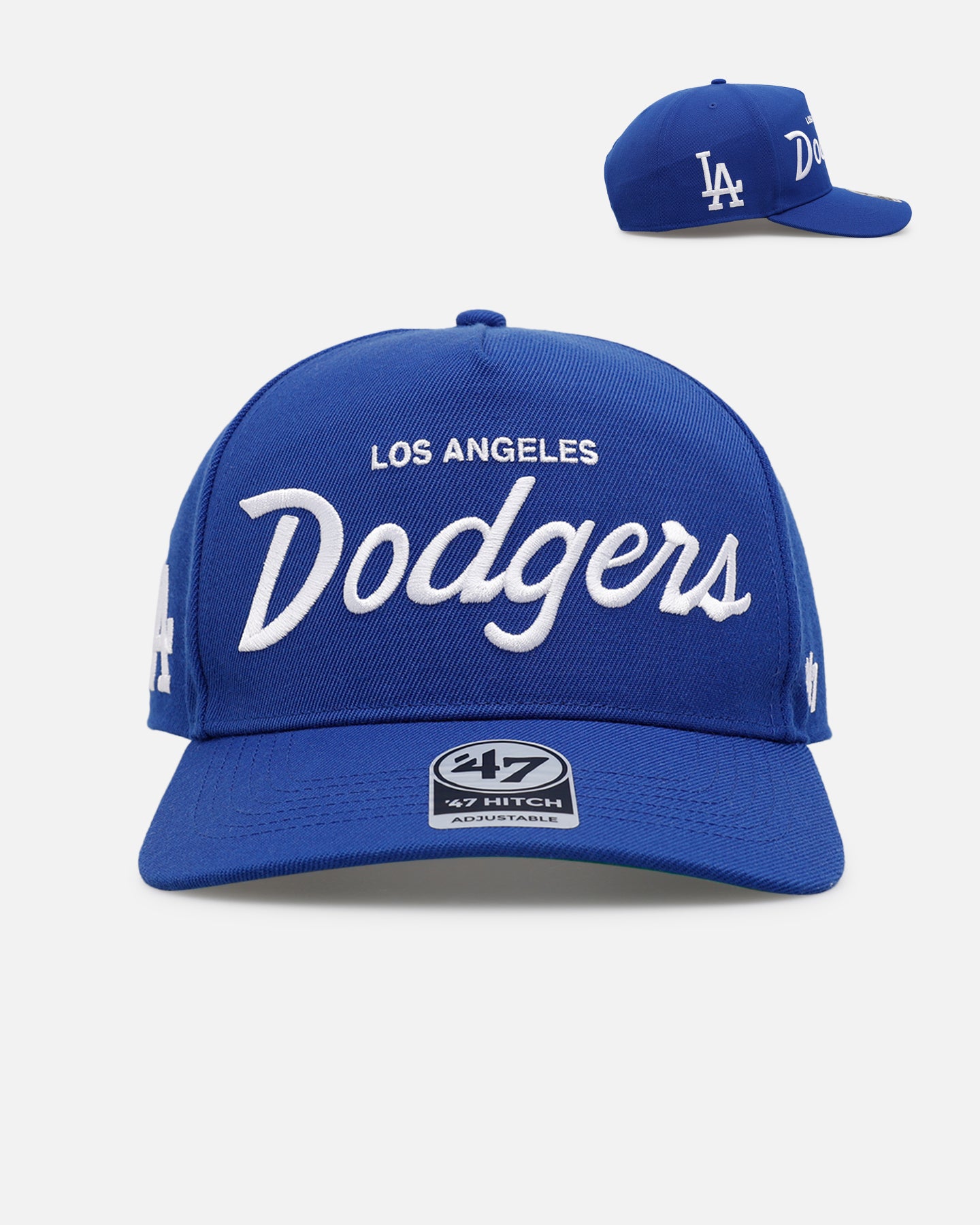 TENBOX × 47BRAND 70’s Dodgers patch cap 47 Brand Los Angeles Dodgers 'Vintage Script' 47 Hitch Snapback